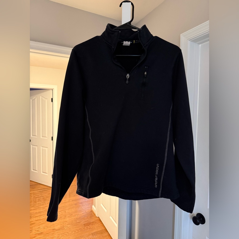 Under Armour Black Pullover with Logo